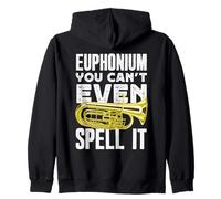 Orchestre en Laiton Vintage Euphonium Player Sweat à Capuche