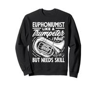 Orchestre en Laiton Vintage Euphonium Player Sweatshirt