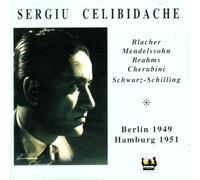 Orchestre Philharmonique de Berlin - Sergiu Celibidache - Oeuvres de Blacher, Mendelssohn, Brahms, Cherubini, Schwarz-Schilling
