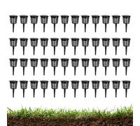 Orchid Fertilizer Holder, Slow Release Nutrient Basket, 1.96x1.18 Inches Case with Cover Build, Professional Root Health Tool, 50-Piece Set with Industrial Style, Guard for Animal Prevention