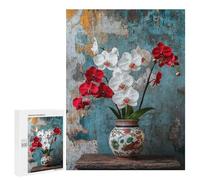 Orchid Flowers in Decorative Vase-1 Puzzle 500 Pièces Educa Jouet en Bois Cadeau Unique Décoration Intérieure Jeu Éducatif Challenge Toy Adultes Et Enfants À Partir De 14 Ans 500 PCS