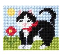 Orchidea Kit à broder pour enfants demi point de croix chat 9710