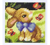 Orchidea Kit à broder pour enfants demi point de croix lapin 9601