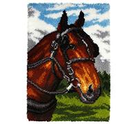 Orchidea Kit de crochet de verrouillage, Tapis, Blanc, 50x74,5 cm ORC.4100