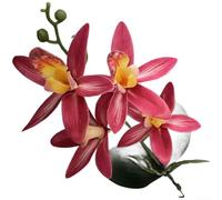Orchidée artificielle d'Asie de l'Est formée à partir d'EVA pour décoration de table d'invités de mariage, décoration de salle à manger et image marketing numérique (A)