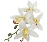 Orchidée artificielle d'Asie de l'Est formée à partir d'EVA pour décoration de table d'invités de mariage, décoration de salle à manger et image marketing numérique (H)