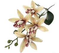 Orchidée artificielle d'Asie de l'Est formée à partir d'EVA pour décoration de table d'invités de mariage, décoration de salle à manger et image marketing numérique (J)