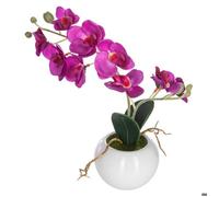Orchidée artificielle pot céramique H25cm - Atmosphera Créateur d'intérieur