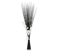Orchidée blanc et noir H150 cm - Modèle 2 - Atmosphera