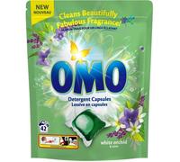 Orchidée Blanche Capsules de lessive Nettoyage en profondeur,détachage puissant,14 jours de fraîcheur,dissolution rapide(20 g)