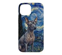 Orchidée Inca péruvienne Van Gogh Nuit étoilée Coque pour iPhone 15