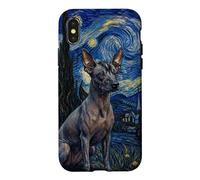 Orchidée Inca péruvienne Van Gogh Nuit étoilée Coque pour iPhone X/XS
