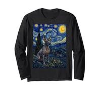 Orchidée Inca péruvienne Van Gogh Nuit étoilée Manche Longue