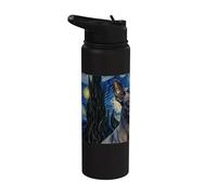 Orchidée Inca péruvienne Van Gogh Nuit étoilée Stainless Steel Insulated Water Bottle
