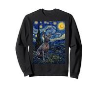 Orchidée Inca péruvienne Van Gogh Nuit étoilée Sweatshirt