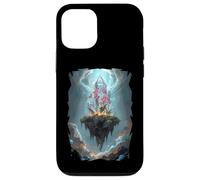 Orchidée Mystique Crystal Island Blooming Futuriste Monde Coque pour iPhone 12/12 Pro