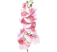 Orchidée Phalaenopsis Fleur artificielle Rose Blanc 96cm 9 fleurs Deko