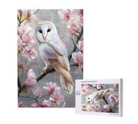 Orchidée Puzzle Hibou 5000 Pièces Adultes, DIY Puzzles Classiques Art avec Boîte d'emballage et Photos de Référence, Relaxation/Soulagement du Stress/Jeux Amusants, Creatif Cadeau pour Femme M-1944