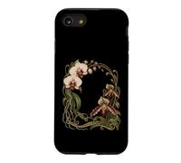 Orchidée Sabot De Vénus Botanique Vintage Art Floral Coque pour iPhone SE (2020) / 7/8