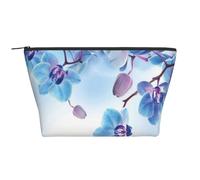Orchidées Fleurs Naturelles, Trousse de Toilette Trousse de Maquillage Sac à cosmétiques Trousse de Toilette de Voyage Portable