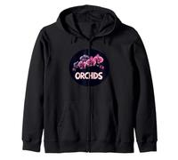 Orchidées vibrantes pour célébrer la couleur de la nature Sweat à Capuche