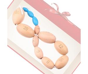 Orchidomètre de Prader | Instrument de Mesure Endocrinienne en Bois,Mesure à l'Orchidomètre | pour Endocrinologue Pédiatre Hôpital Clinique Maison Laboratoire Enseignement