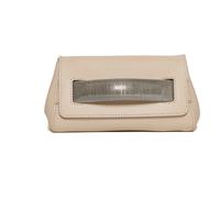 Orciani - Gossip XS Leather Handbag - Femme - Sacs - Beige - Taille: ONE Size