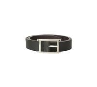 Orciani, Homme, Accessoires, Noir, Taille: 120 CM Ceinture en Cuir Réversible Noire pour Homme