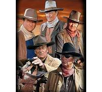 ORCOW Affiches d'art de John Wayne, Affiches de Portrait, Images d'art Mural, Affiches de Mode, Affiche de Peinture sur Toile et Impressions 40 x 50 cm