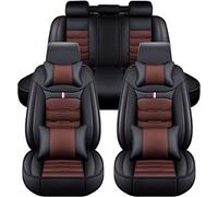 ORDALI Housse de siège de Voiture en Cuir pour BMW X3 E83 F25 2005 2006 2007-2019,Tout Compris Couvre Sieges Avant et Arrière sièges Protection Ensembles Interieur Accessoires,D-Black Brown