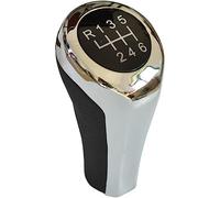 ORDALI Pommeau de Levier de Vitesse de Voiture pour BMW Z4 E85 E86,Manette de Vitesse Poignée De Boîte De Vitesses Tête Remplacement Accessoires,Chrome 6 Speed