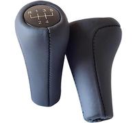 ORDALI Pommeau de Levier de Vitesse de Voiture pour BMW Z4 E85 E86,Manette de Vitesse Poignée De Boîte De Vitesses Tête Remplacement Accessoires,Leather 5 Speed