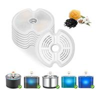 OrdasPet Lot de 8 filtres pour fontaine à chat, avec résine de qualité supérieure et charbon actif, filtres de rechange pour fontaine à chat de 2 l et 2,5 l