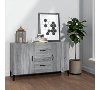 Ordellia Buffet bahut Enfilade Commode Console Meuble Armoire, Sonoma Gris Bois d ingénierie 100 x 36 x 60 cm, Rangement avec tiroir Porte Etagere, Salon Salle Manger Cuisine Entree Couloir