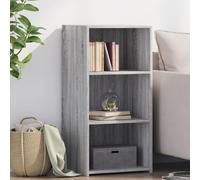 Ordellia Buffet gris Sonoma 45 x 41 x 93 cm, en bois avec espace de rangement, commode pour salon, cuisine ou couloir, design moderne
