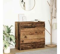 Ordellia Buffet Vieux Bois 80x35x76 cm en Bois d'ingénierie, Buffet bahut Enfilade Commode Console Meuble Armoire, Rangement avec tiroirs pour Salon Salle à Manger entrée Bureau