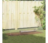 Ordellia Cage à Poules en Acier galvanisé argentée 215 x 100 x 85 cm Habitat extérieur Robuste, Facile à Assembler pour Animaux de Ferme, Lapins ou Petits rongeurs
