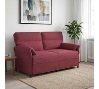 Ordellia Canapé Convertible intérieur 100 pour Cent Polyester Cadre métal, MDF et contreplaqué, Pieds Noirs, Coussins Mousse, Assise 57 cm, Dossier 54 cm pour Salon et Repos