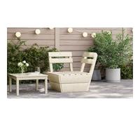 Ordellia Canapé d'angle modulable en Bois d'épicéa imprégné, siège sectionnel pour Jardin extérieur et terrasse, Assise 60 x 60 x 65 cm, composable pour Salon Lounge