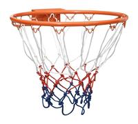 Ordellia Cerceau de Basket Orange de en Acier avec Fixation Murale pour entraînement intérieur et extérieur, Support Solide pour tir, Dunk et Rebond, idéal pour Terrain, Gymnase ou Jardin