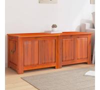 Ordellia Coffre de rangement marron en bois d'acacia massif avec couvercle, 150 x 55 x 57 cm, capacité de charge de 60 kg, comme banc, lit et solution de rangement pour salon, chambre à coucher