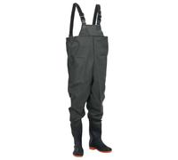 Ordellia Cuissardes avec Bottes Vert foncé en Polyester Enduit PVC Taille 41, résistantes à l'eau et Flexibles, idéales pour pêche, Chasse, Agriculture ou activités Outdoor en rivière, Marais ou lac