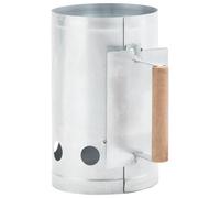 Ordellia Démarreur de cheminée pour Barbecue et Grill en Acier galvanisé, Facile à Utiliser, avec Ventilation, poignée Thermique, idéal pour Allumer Charbon extérieur, Jardin, terrasse