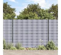Ordellia Écran d'intimité de jardin PVC 70 x 0,19 m Gris clair Résistance UV, brise-vue, clôture, protection, extérieur, terrasse, balcon, flexible, léger, durable, facile à installer