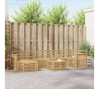 Ordellia Ensemble de Meubles d'extérieur 8 pièces en Bois d'acacia Massif Design modulable pour terrasse, Jardin ou Patio, idéal pour se détendre, recevoir ou créer Un Espace Convivial