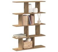 Ordellia Étagère Cube Murale 12 Compartiments chêne Artisanal en Bois d’ingénierie, Meuble Rangement Suspendu Flottant Invisible, Support pour Livre Cadre Photo Plante, Salon Chambre Bureau Couloir