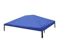 Ordellia Housse de Gazebo Bleu 300 x 400 cm en Polyester et Acier avec Structure Pliable pour Protection Solaire et Pluie Extérieur Jardin Terrasse Patio Camping