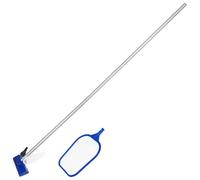 Ordellia Kit d'entretien pour Piscine Hors Sol Flowclear Bestway avec Manche, épuisette, aspirateur, écumoire, kit Nettoyage, Accessoires de Maintenance pour Piscine, Spa, Surface