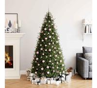 Ordellia Lot de 111 boules de Noël en polystyrène rose 3 cm, 4 cm, 6 cm, avec étoile et flocon de neige, boucle de suspension, pour arbre et décoration d'hiver, bijoux