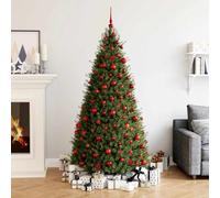 Ordellia Lot de 111 boules de Noël en polystyrène rouge 3 cm, 4 cm, 6 cm avec étoile, flocon de neige et pointe pour sapin de Noël, décoration de l'Avent